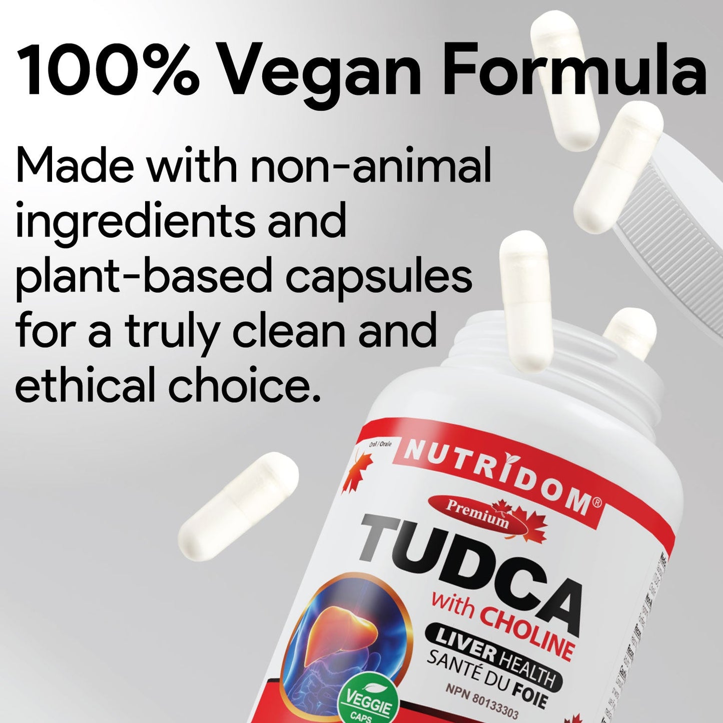 Nutridom Tudca with Choline (60 V-Capsules)