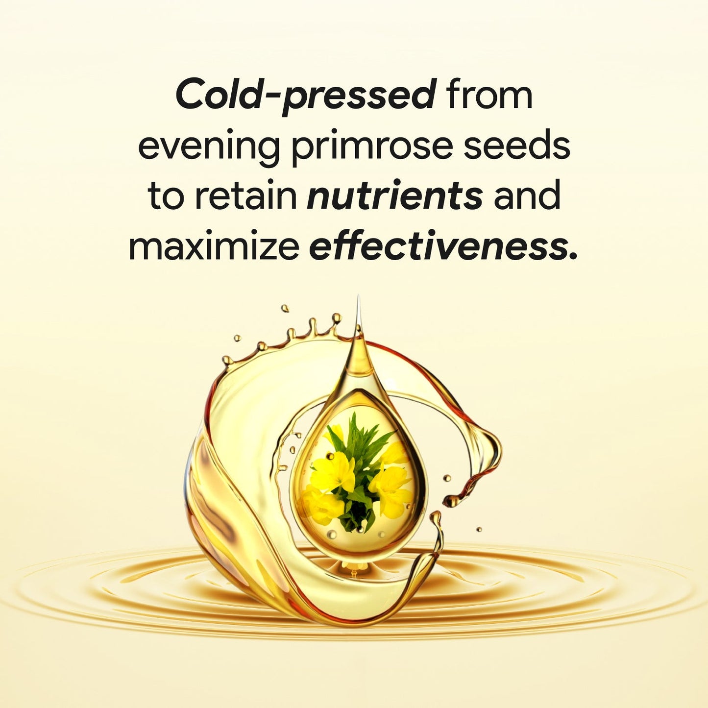 Nutridom Evening Primrose Oil 500mg, Cold-pressed (200 Softgels)