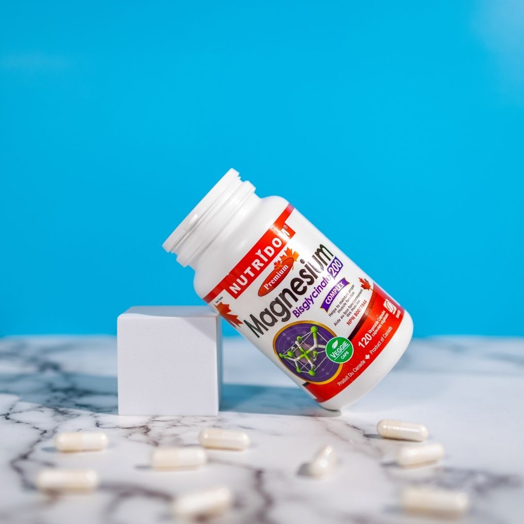 Nutridom Magnesium Bis-Glycinate 200mg 120 V-Capsules
