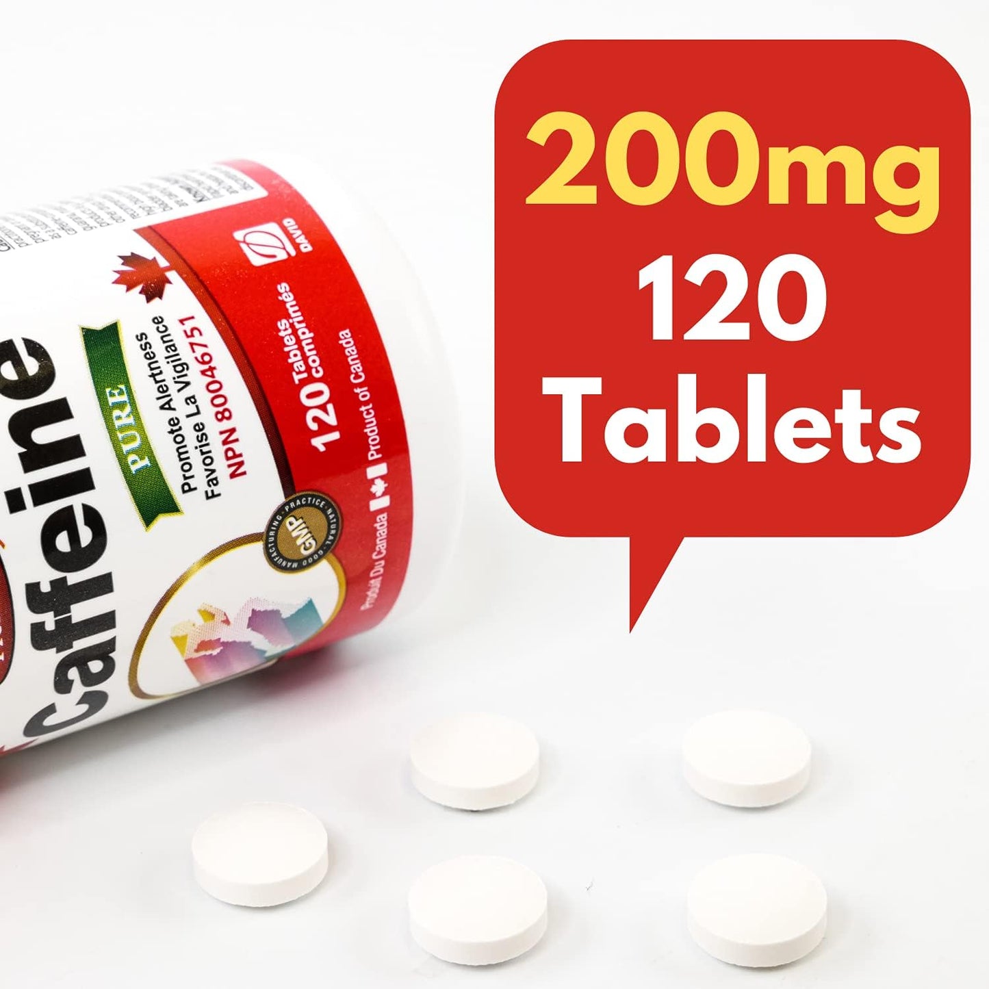 (2025-01) Nutridom Caffeine 200mg (120 Tablets)
