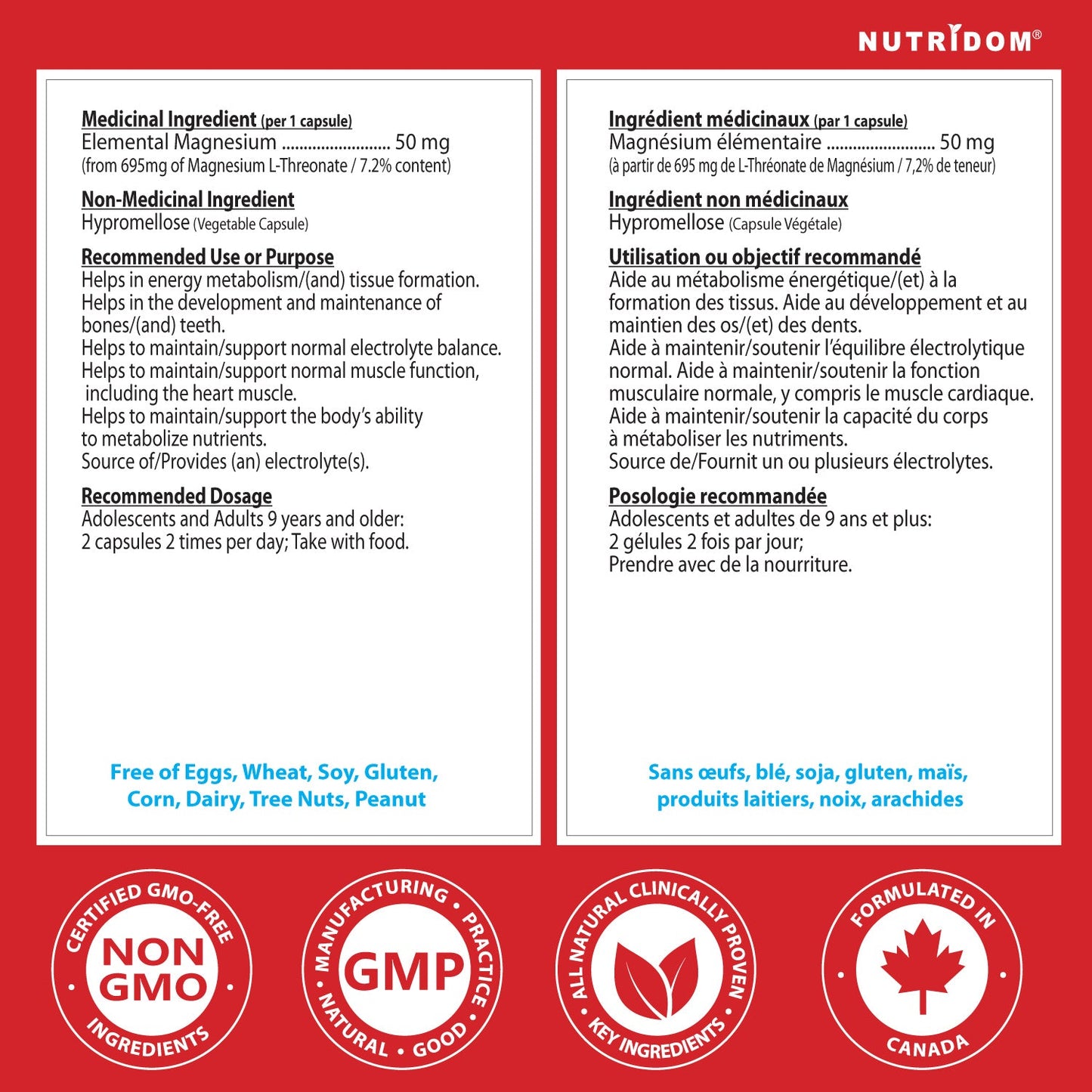 Nutridom Magnesium L-Threonate
