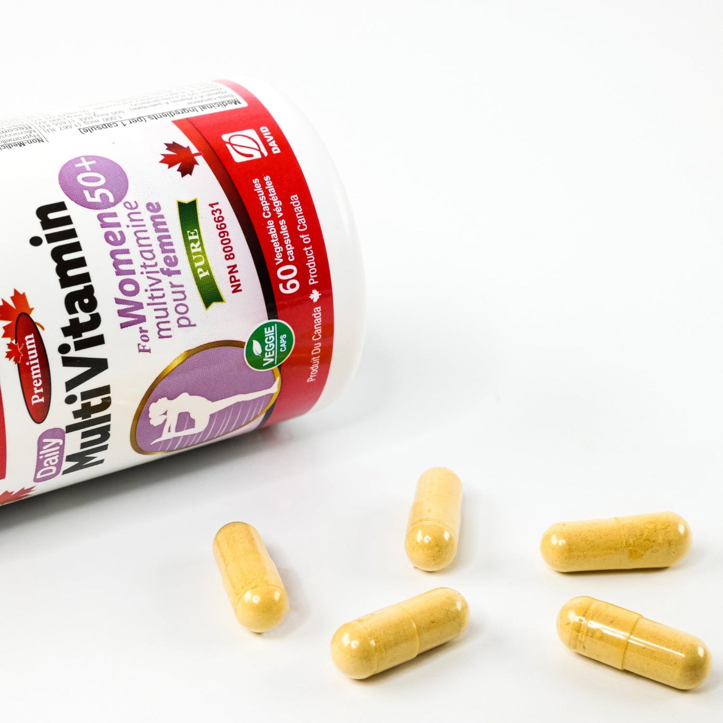 Nutridom Multivitamin for Women 50 and Over (60 Veggie Capsules)
