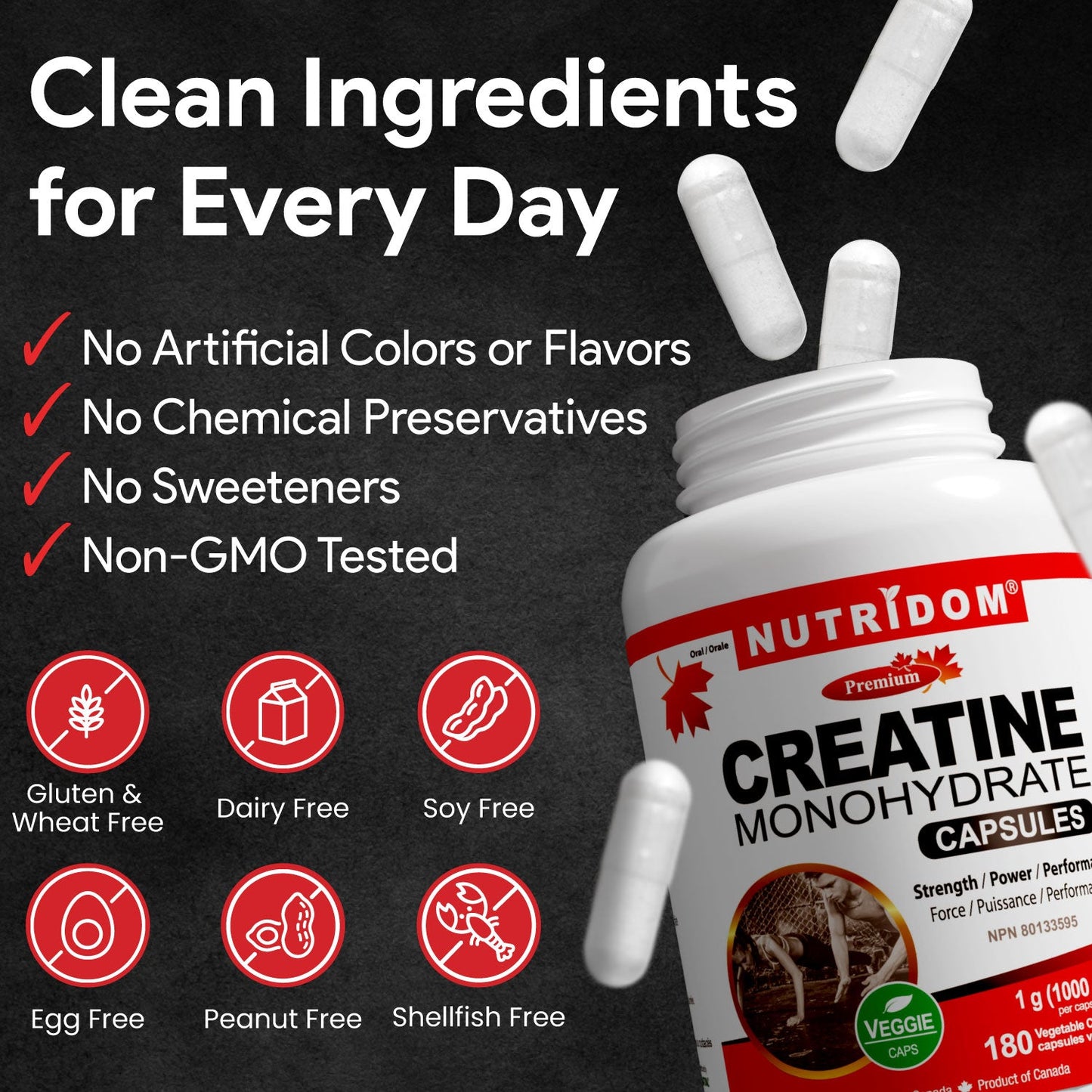 Nutridom Creatine Monohydrate