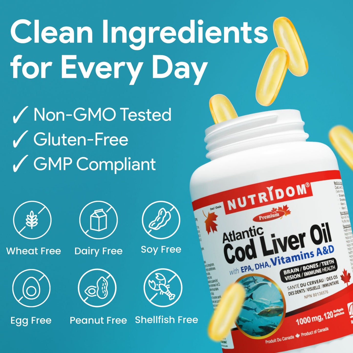 Nutridom Atlantic Cod Liver Oil
