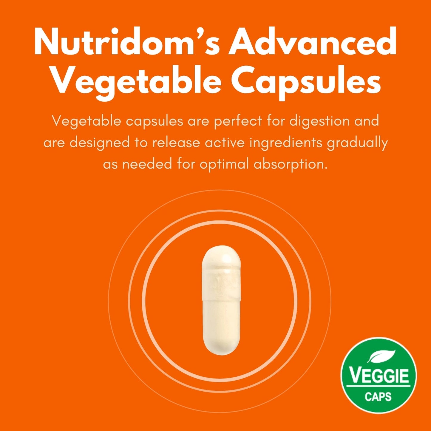 Nutridom Chicken Cartilage Collagen 500mg, Type II, Hydrolyzed (180 Veggie Capsules)