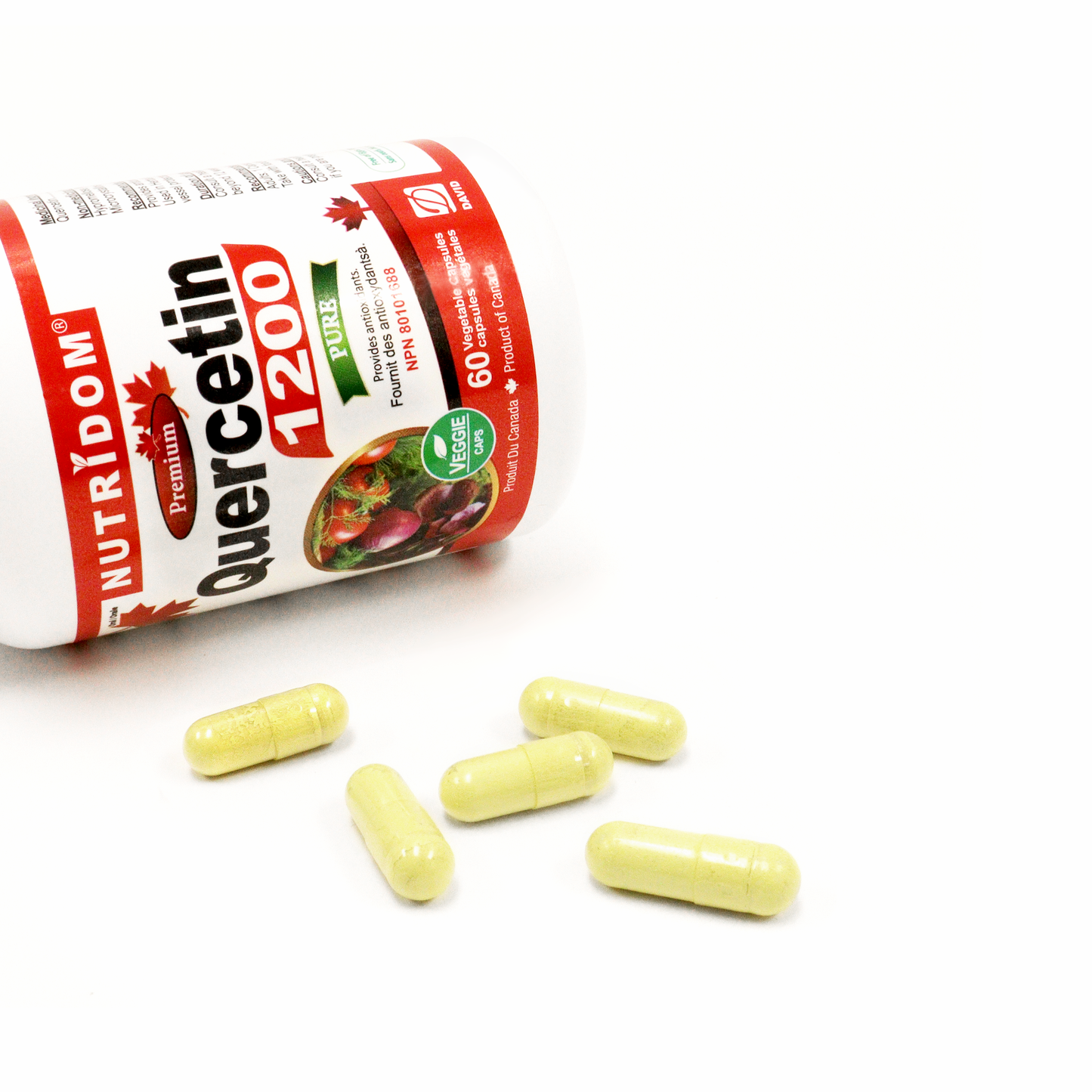 Nutridom Quercetin 600mg (60 Veggie Capsules)
