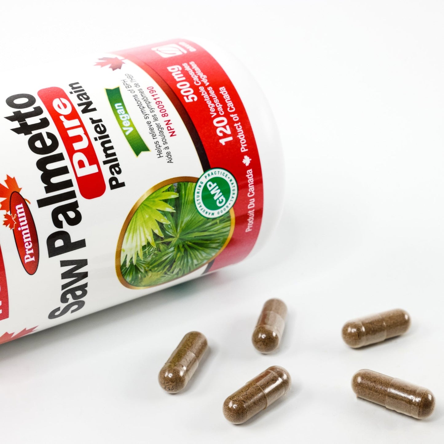 Nutridom Saw Palmetto 500mg (120 Veggie Capsules)