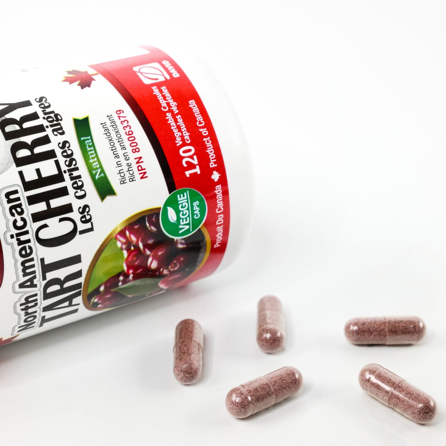 Nutridom Montmorency Tart Cherry 500mg (120 Veggie Capsules)