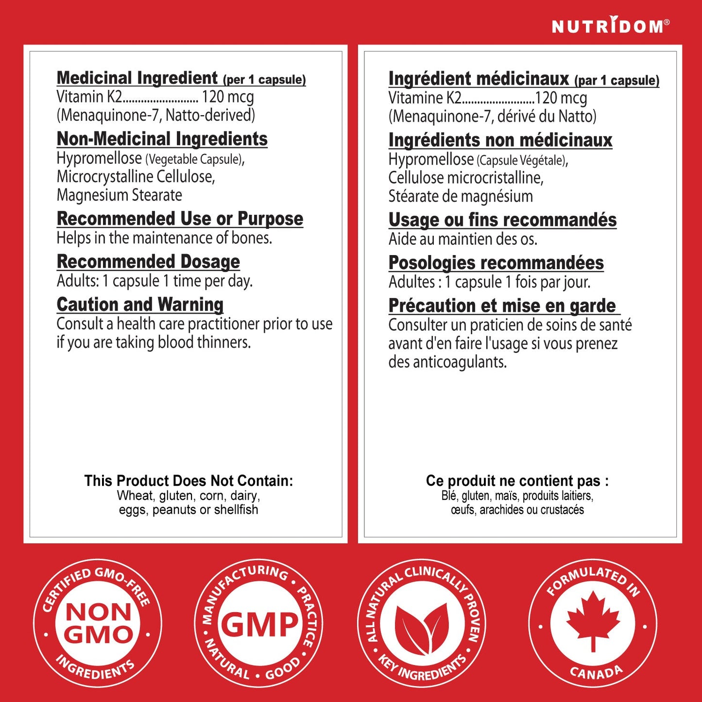 Nutridom Vitamin K2
