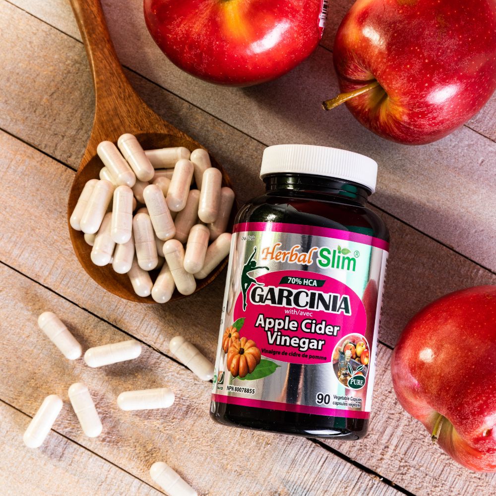 Herbal Slim Garcinia Cambogia with Apple Cider Vinegar (90 Capsules)