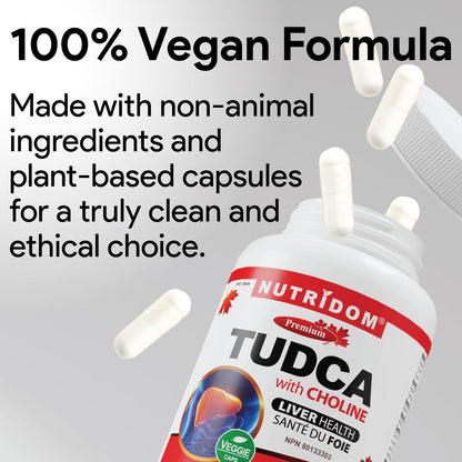 Nutridom Tudca with Choline (60 V-Capsules)
