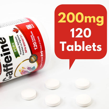 (2025-01) Nutridom Caffeine 200mg (120 Tablets)