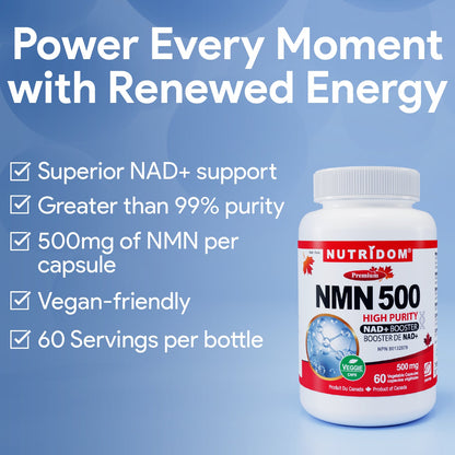 Nutridom NMN 500mg, Nicotinamide Mononucleotide