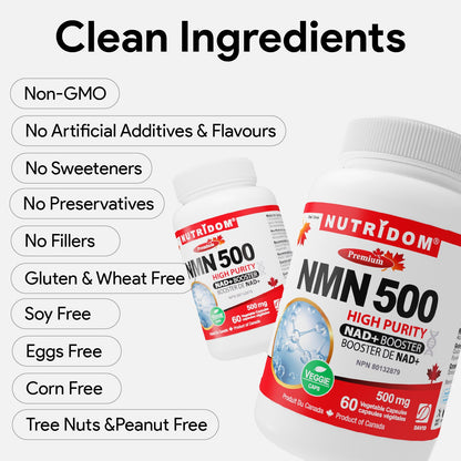 Nutridom NMN 500mg, Nicotinamide Mononucleotide