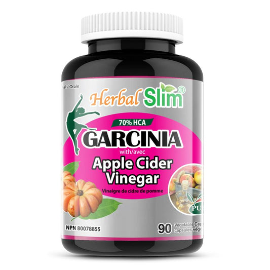 Herbal Slim Garcinia Cambogia with Apple Cider Vinegar (90 Capsules)