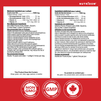 Nutridom Atlantic Cod Liver Oil