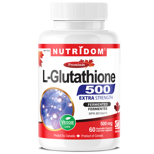 Nutridom® L-Glutathione 500 Extra Strength (60 Veggie caps)