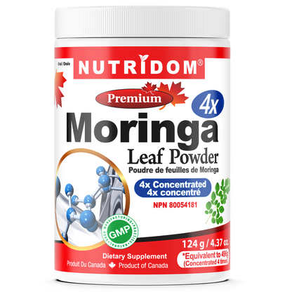 Nutridom Moringa Leaf Extract 4:1 Powder (124g)