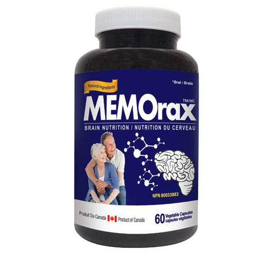 Memorax 500 mg 60 Vcaps - CAFORIA.CA