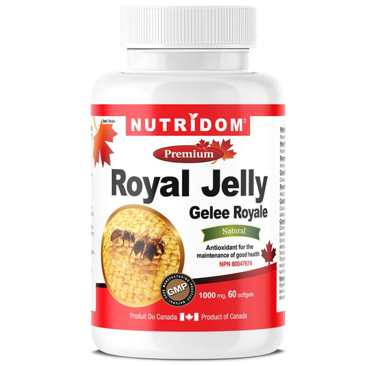 Nutridom Royal Jelly 1,000mg (60 Softgels)