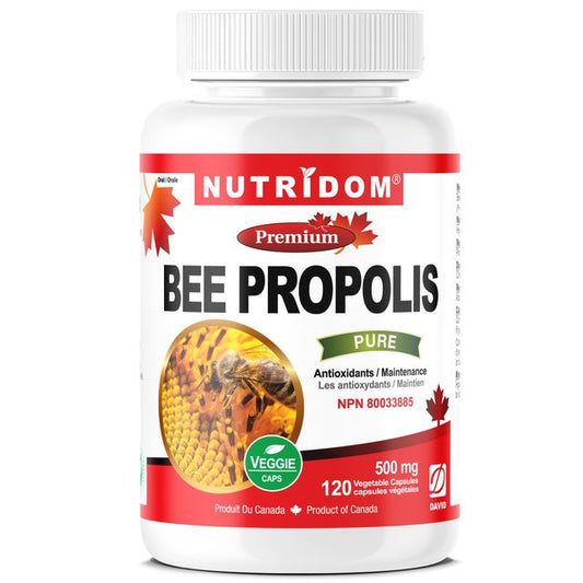 Nutridom Bee Propolis 500mg (120 Veggie Capsules)