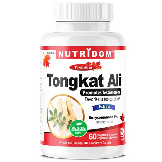 Nutridom Tongkat Ali 200mg (60 Veggie Capsules)