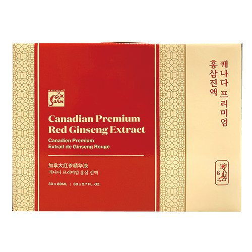 Sahm Canadian Red Ginseng Extract 30 Pouches x 80ml - CAFORIA.CA