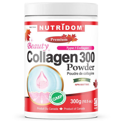 Nutridom Bovine Collagen Powder (300 Grams)