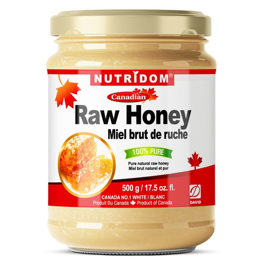 Nutridom Premium Raw Honey, Unpasteurized (500g)